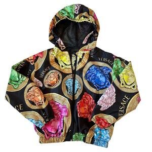 Authentic Versace Kids' Medusa Amplified Hooded Jacket size 6